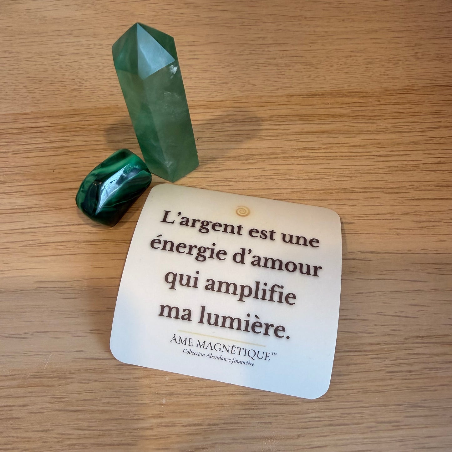 Aimant - "L'argent est une énergie d'amour qui amplifie ma lumière"
