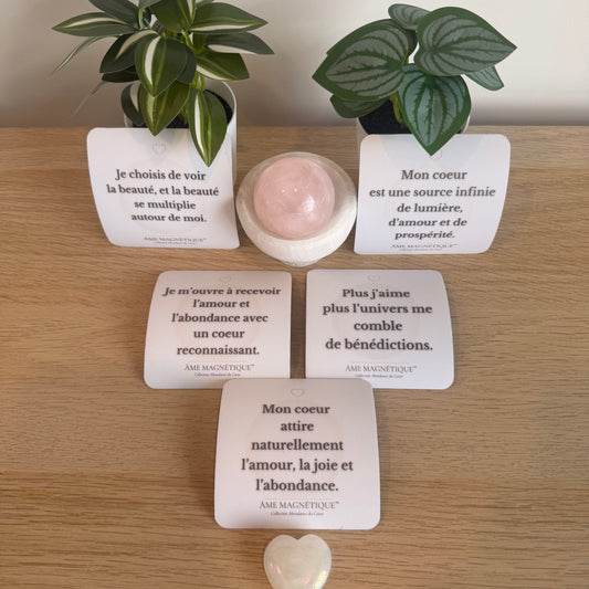 Pack Abondance du coeur - Expansion, beauté et prospérité (5 aimants)