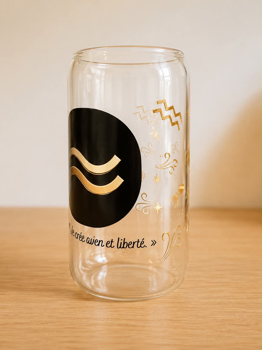 Verre Verseau - Je crée avec vision et liberté