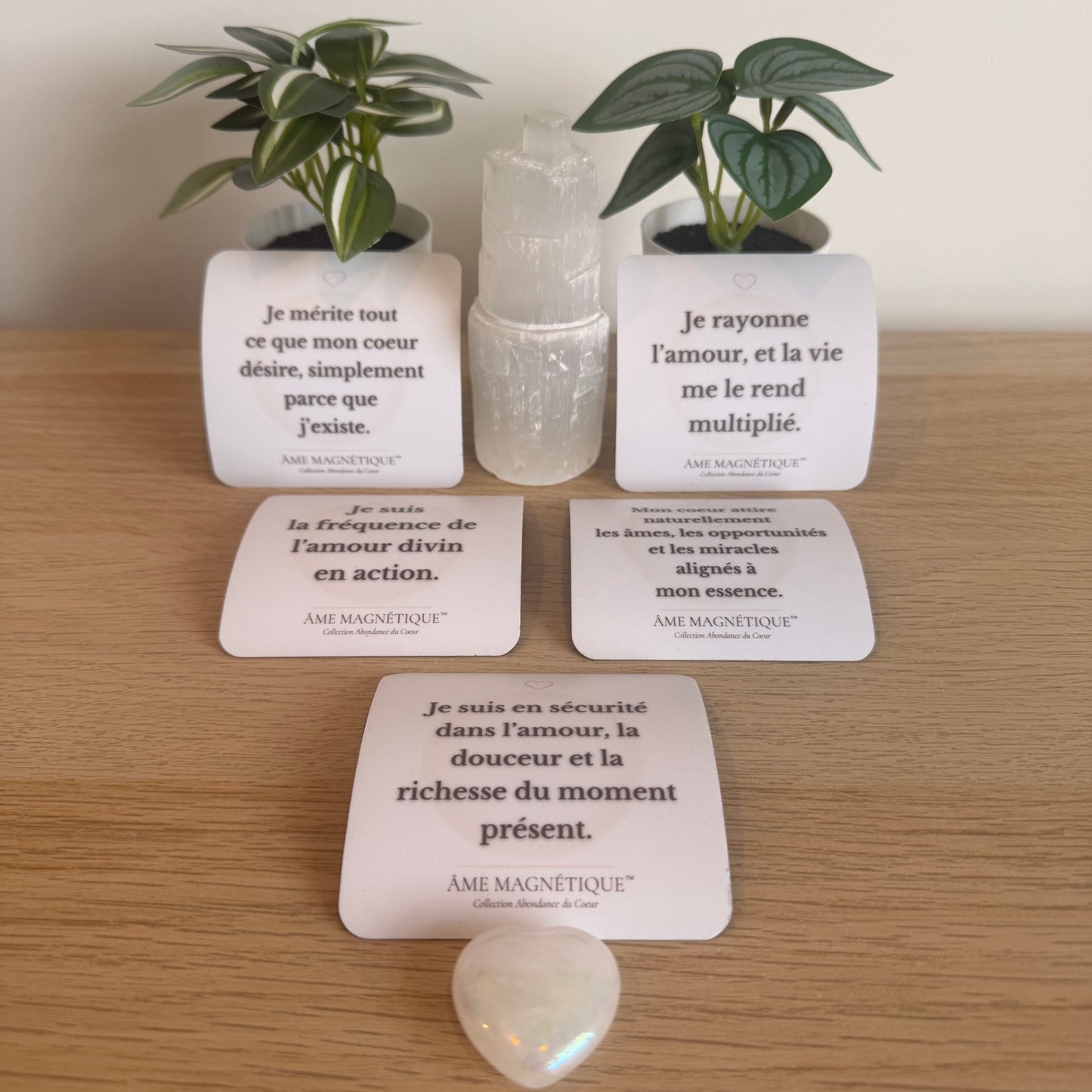 Pack Abondance du coeur - Magnétisme Divin (5 aimants)