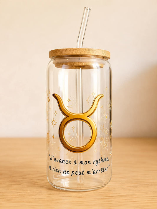 Verre Taureau - J'avance à mon rythme, et rien ne peut m'arrêter