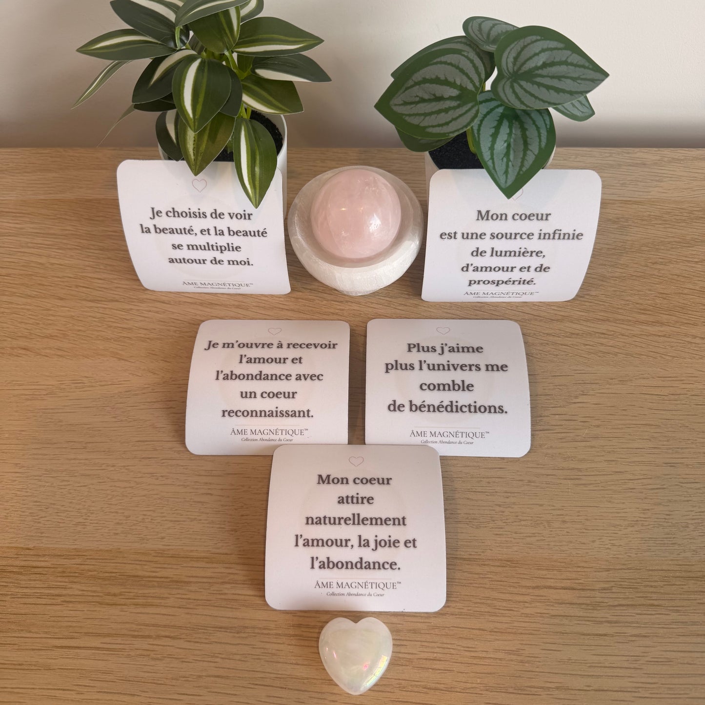 Pack Abondance du coeur - Expansion, beauté et prospérité (5 aimants)