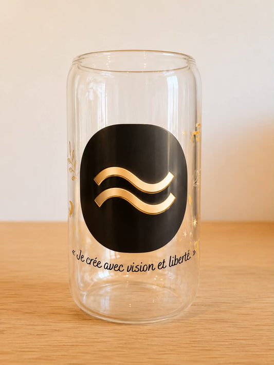Verre Verseau - Je crée avec vision et liberté