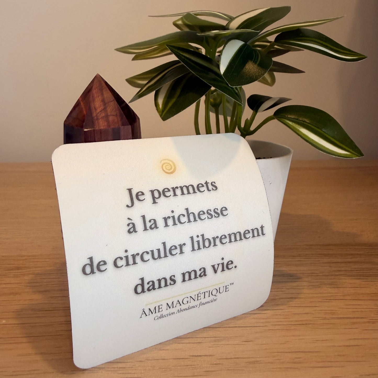 Aimant - "Je permets à la richesse de circuler librement dans ma vie"