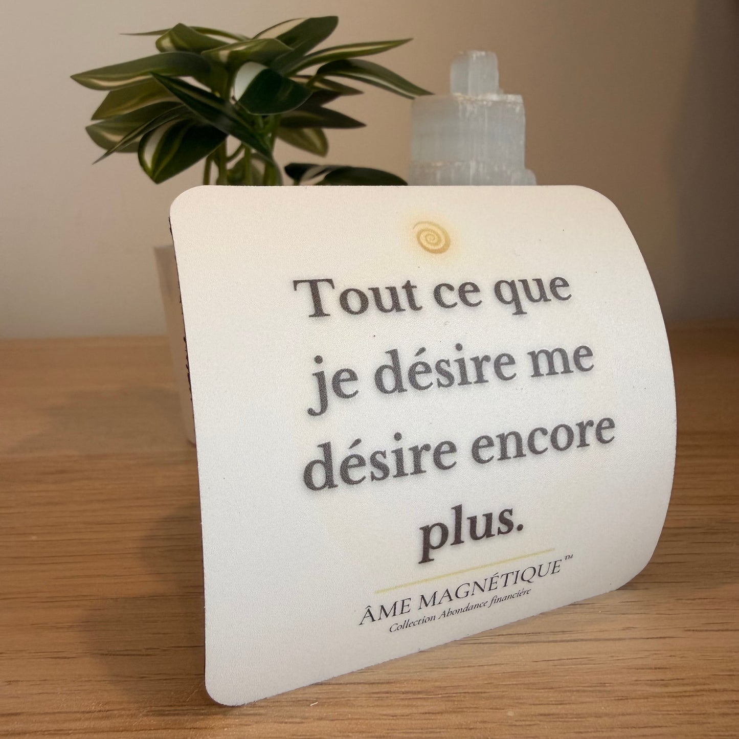 Aimant - "Tout ce que je désire me désire encore plus"
