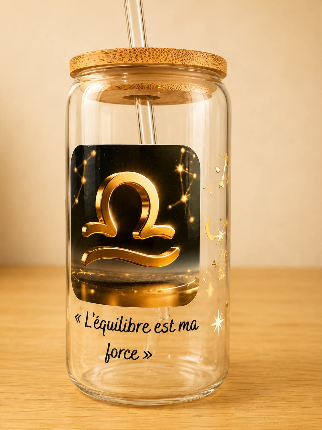 Verre Balance - L'équilibre est ma force